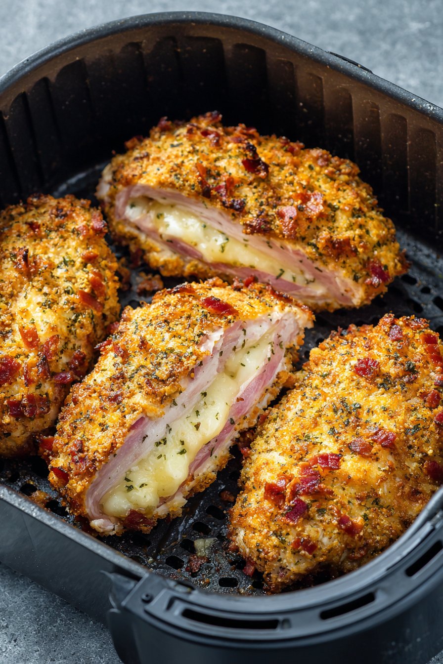 Chicken Cordon Bleu instructions process