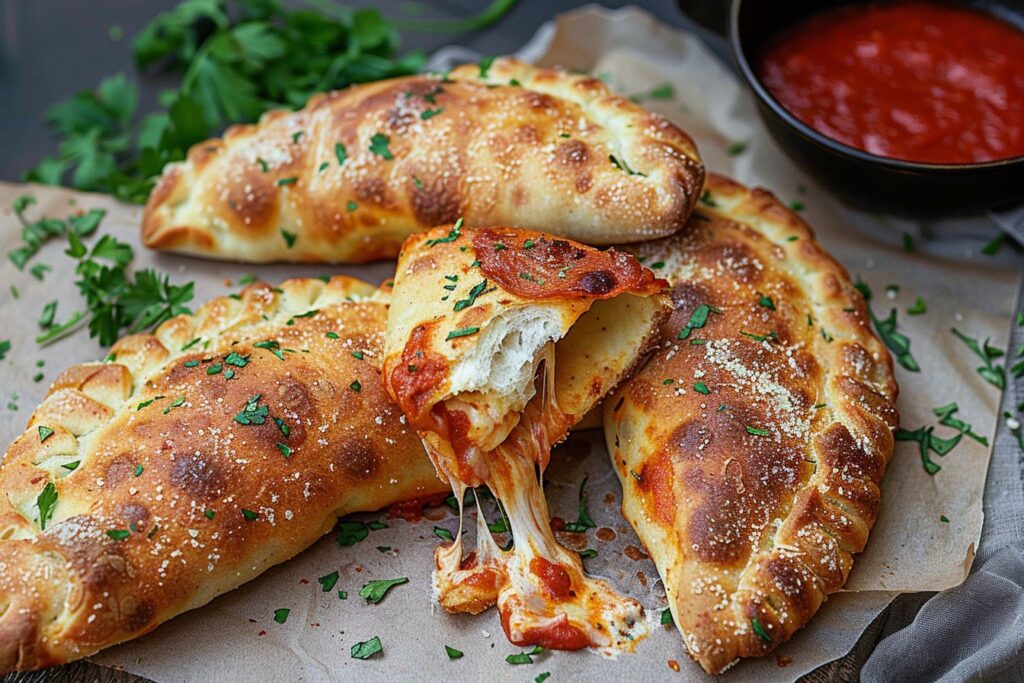 Air Fryer Calzones featured