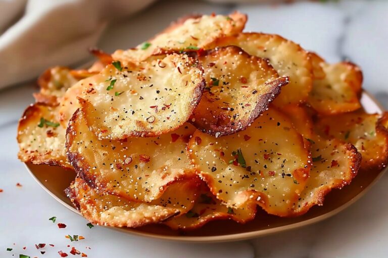 Irresistible Air Fryer Cottage Cheese Chips featured