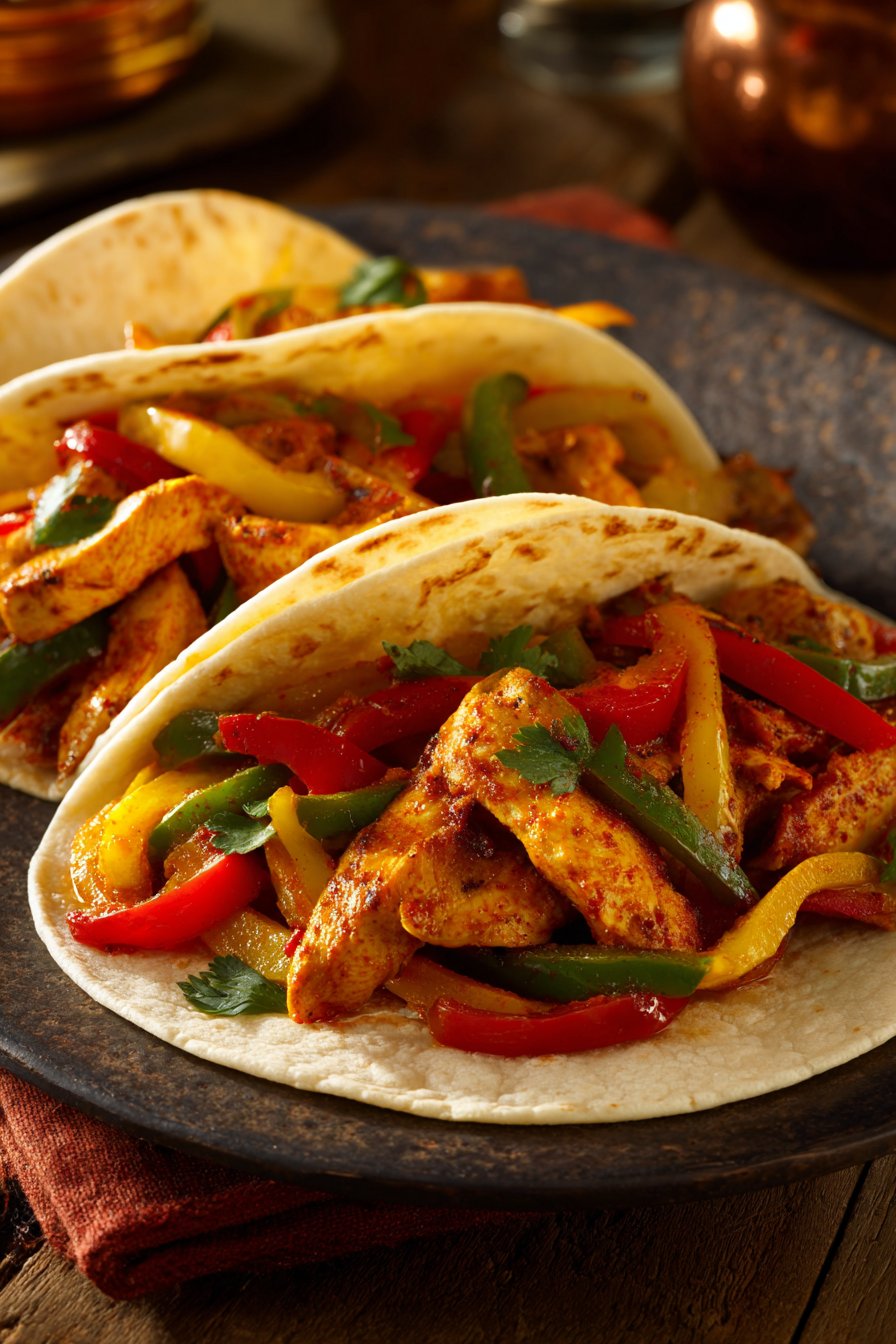 Chicken Fajitas serving