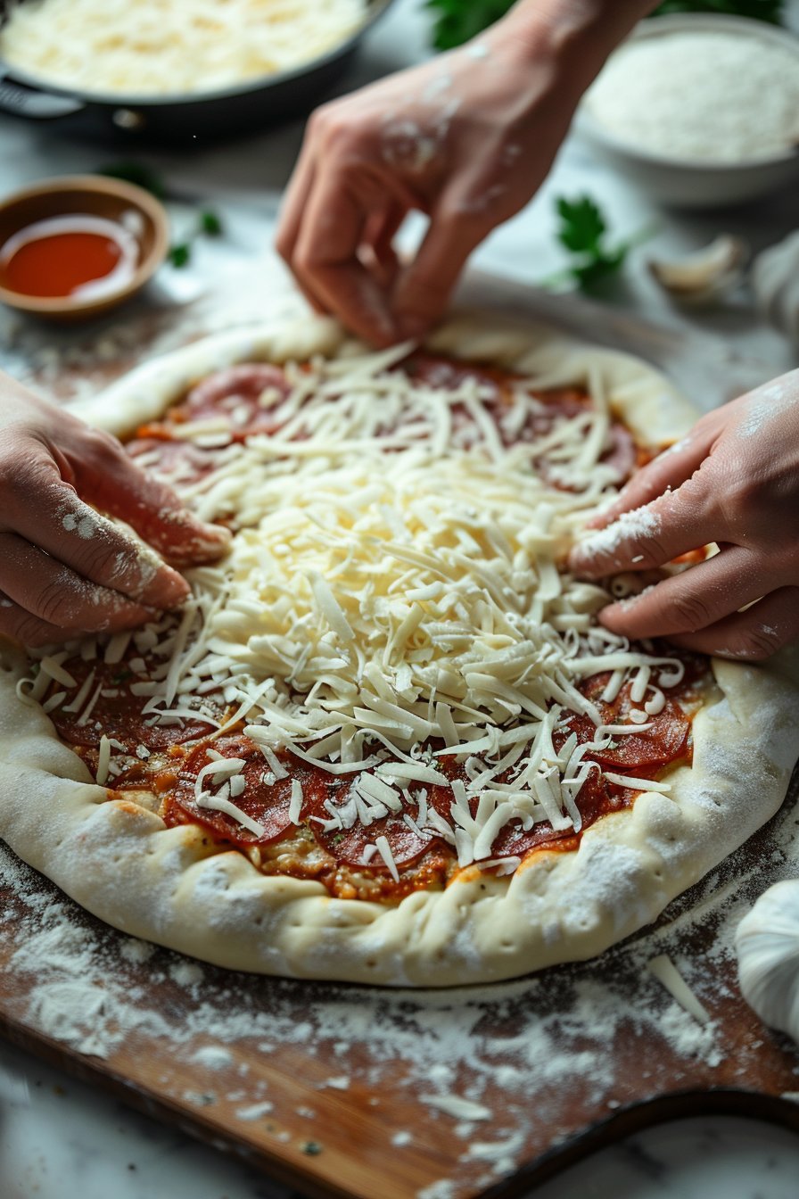 Air Fryer Calzones instructions process