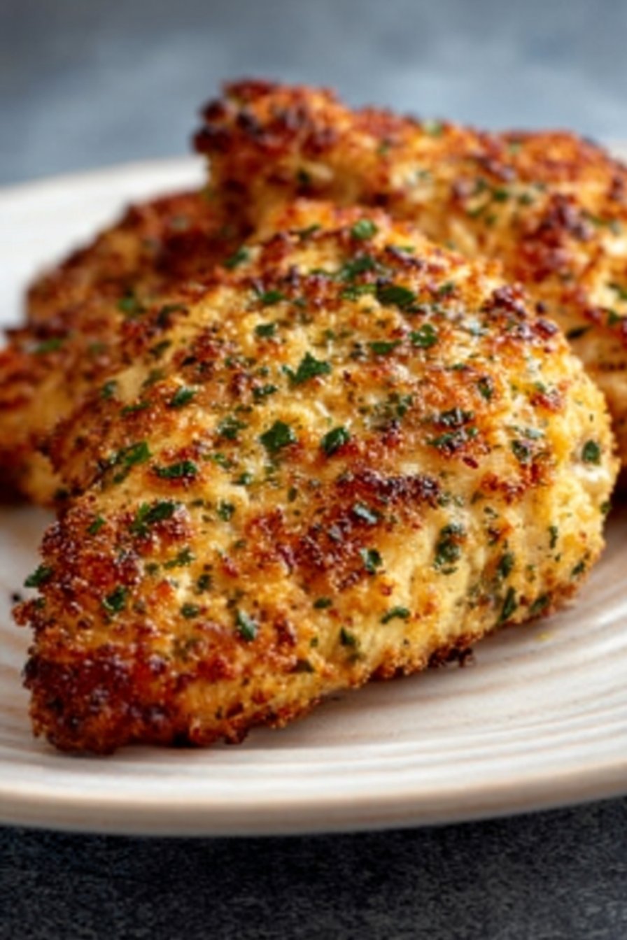 Garlic Parmesan Chicken serving