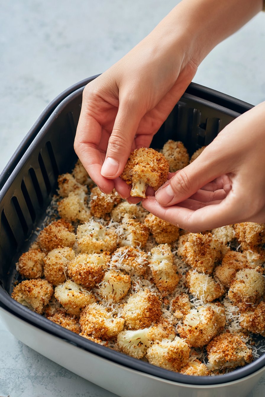 Cauliflower Bites instructions process