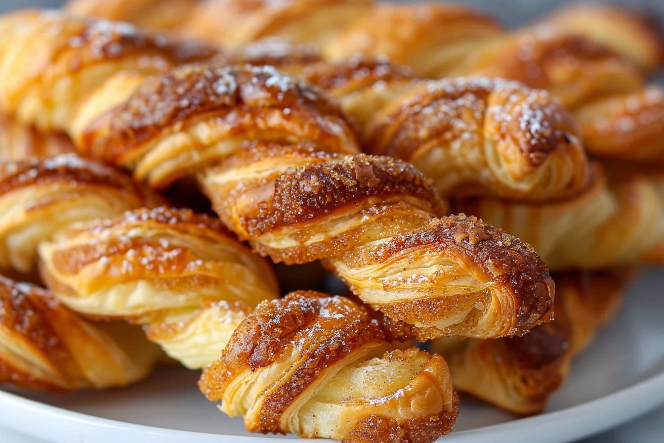 Air Fryer Cinnamon Twists recipe card