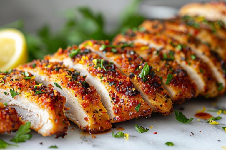 Air Fryer Breaded Chicken Breast featured
