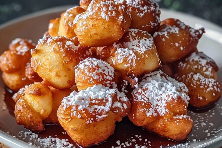 Funnel Cake Bites Air Fryer Style featured