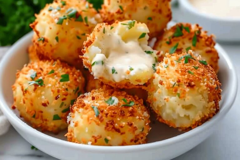 Air Fryer Cheesy Mashed Potato Balls featured image