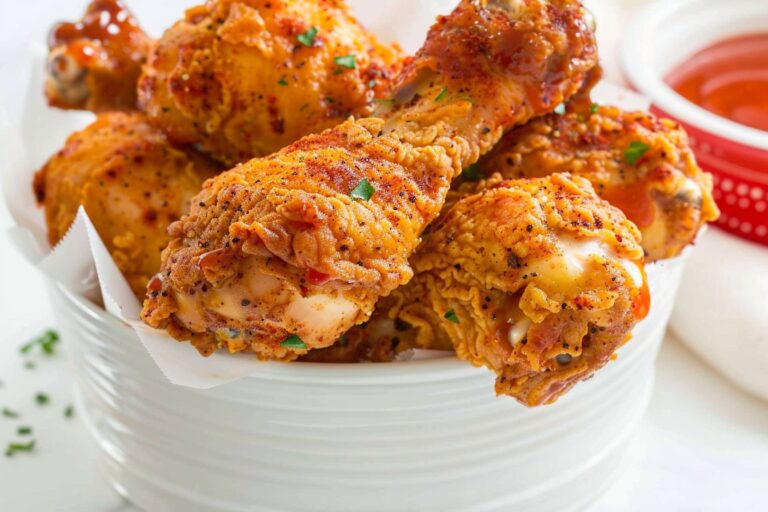 Air fryer KFC Buttermilk Southern Fried Chicken Drumsticks featured image