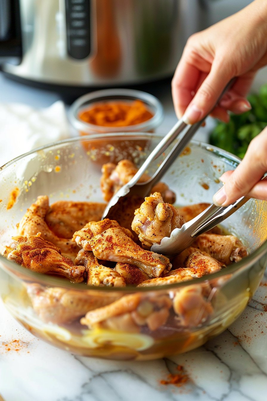 Easy Air Fryer Chicken Wings: 5 Reasons You'll Love Them process image