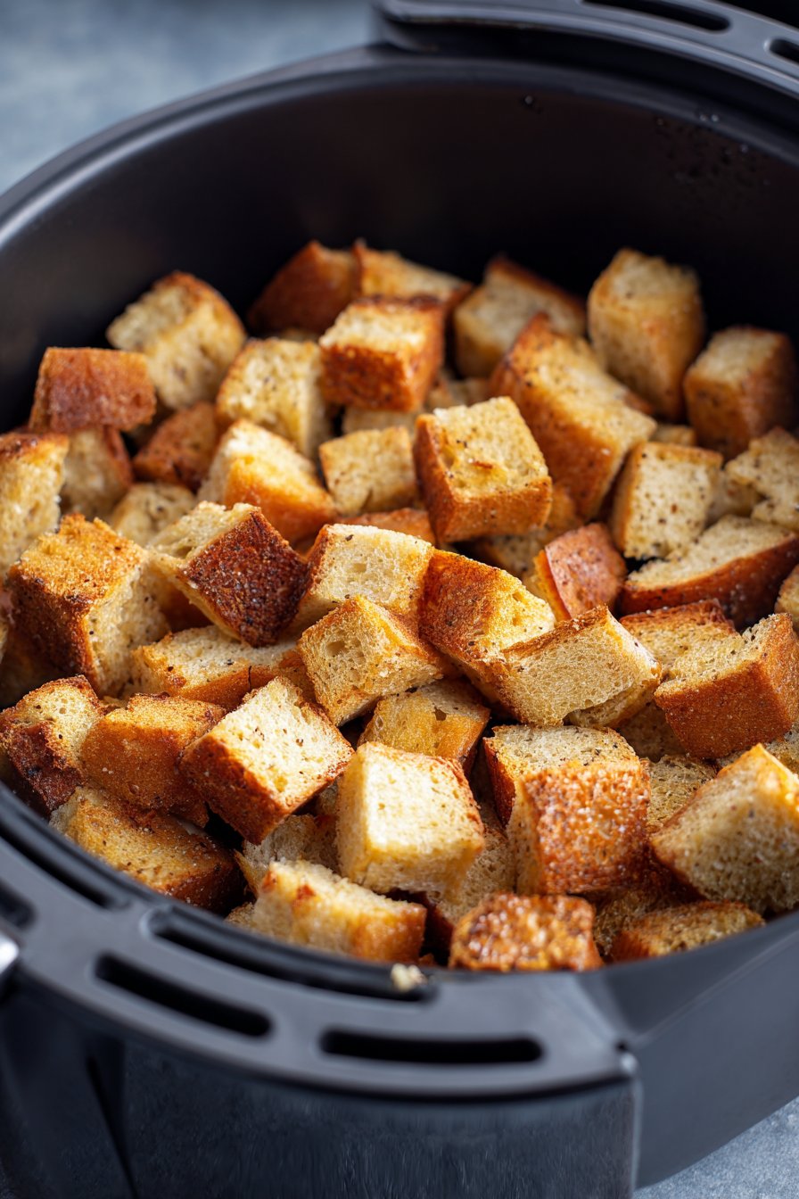 Quick & Easy Air Fryer French Toast Bites process image