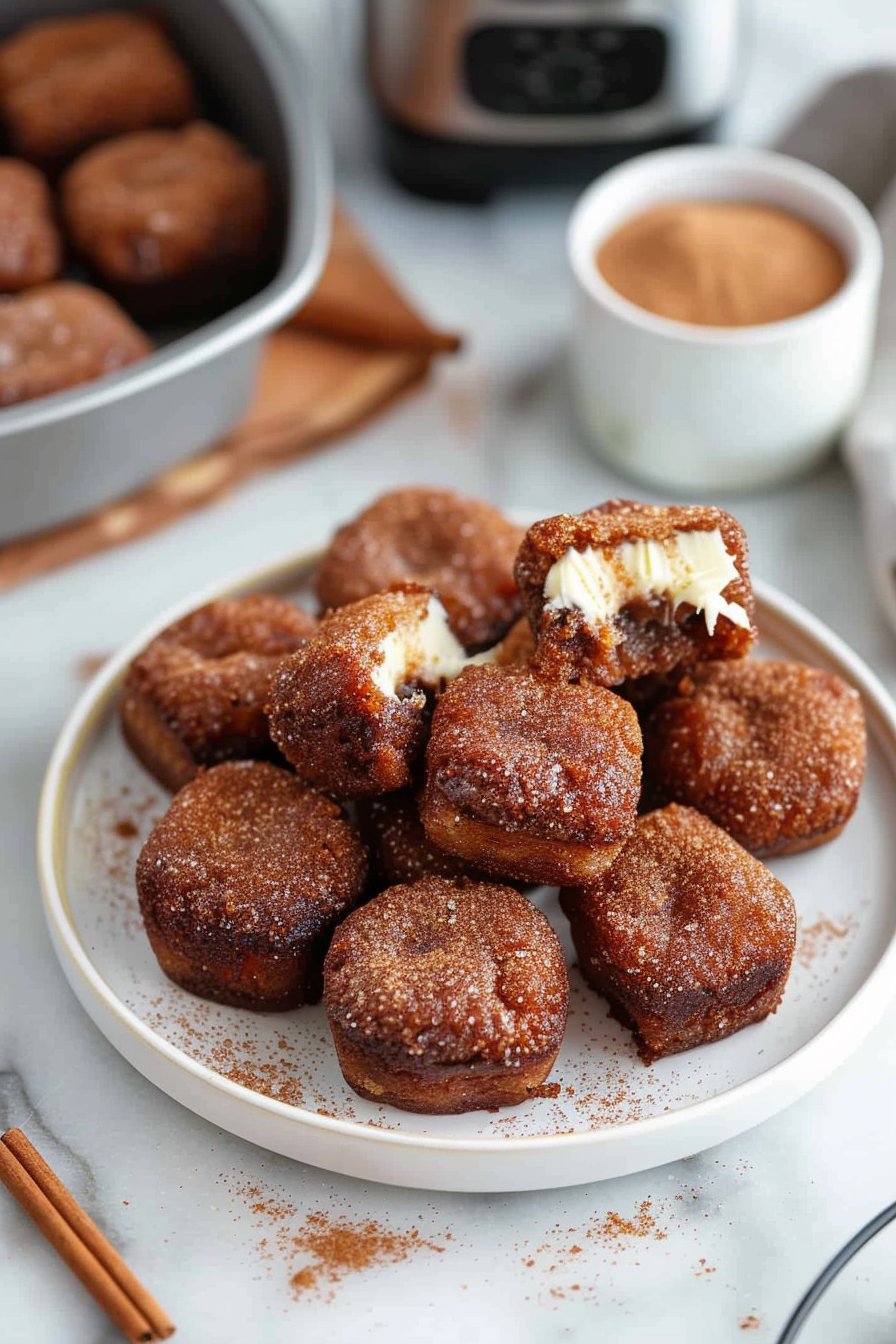 15 Sweet Air Fryer Desserts to Satisfy Your Cravings - Womenwiseliving serving