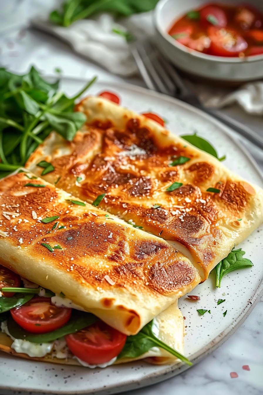 Cottage Cheese Wraps serving