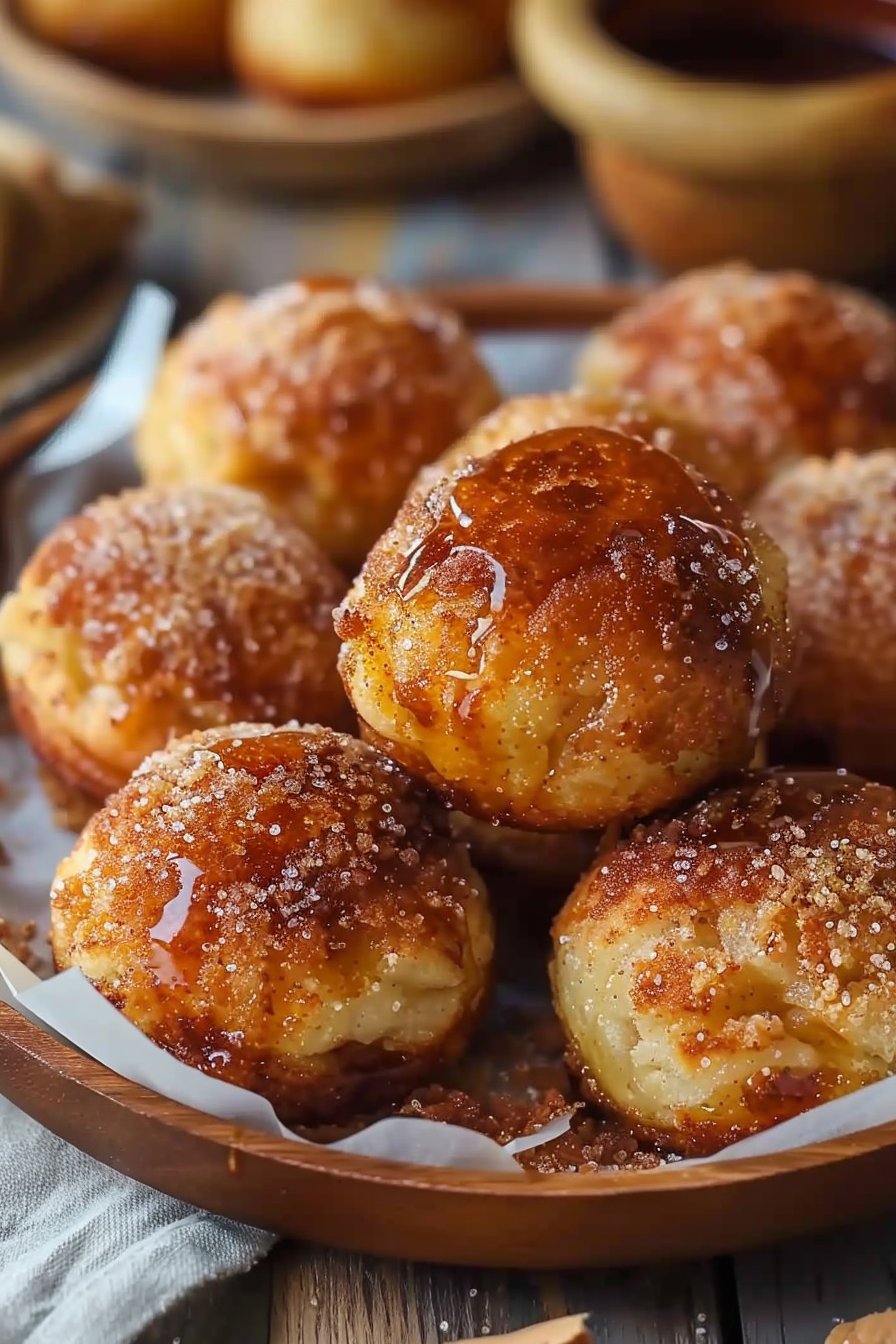 Mouthwatering Air Fryer Apple Pie Bombs serving