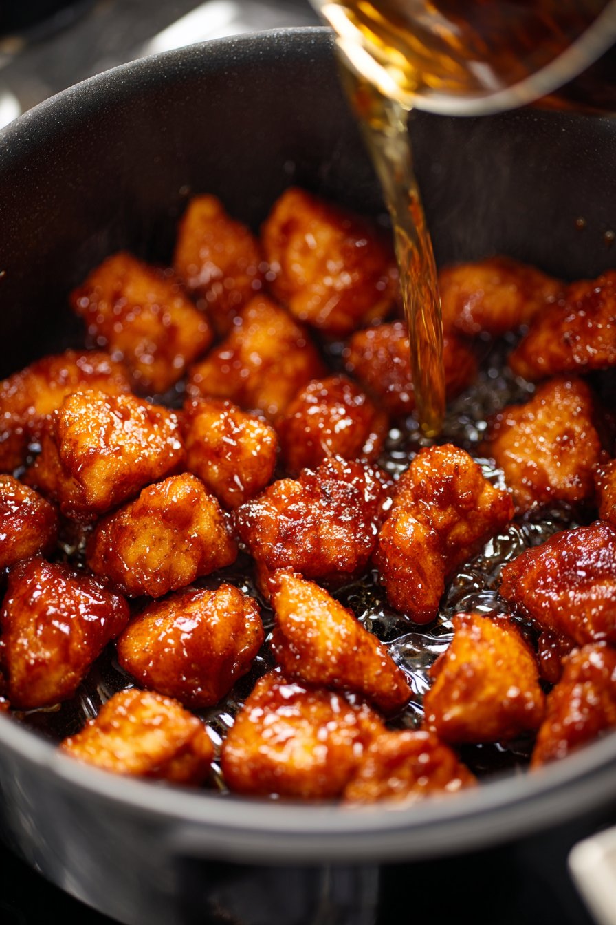 Enjoy Irresistible Air Fryer Honey BBQ Chicken Bites Today! instructions process