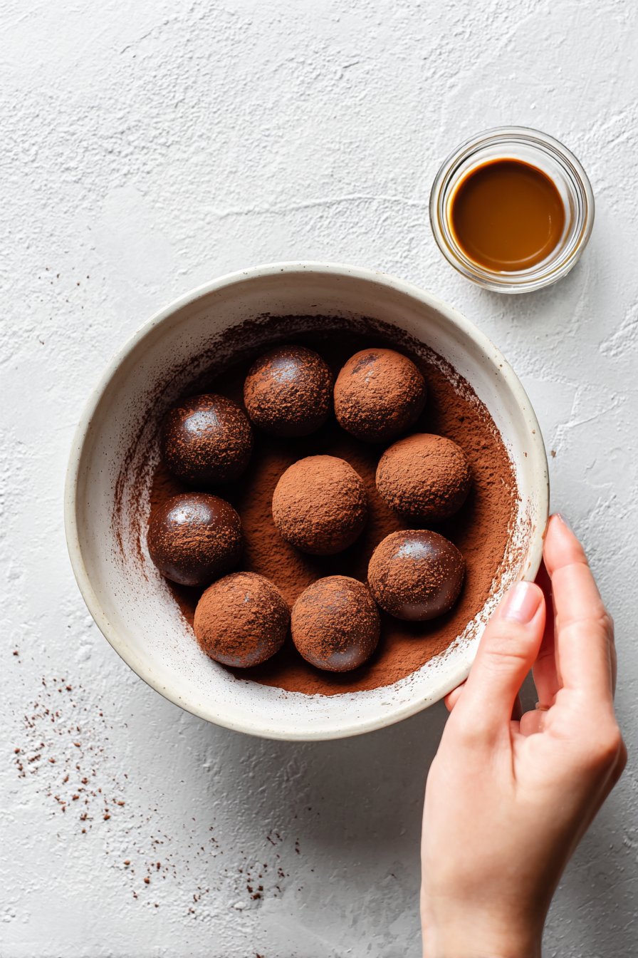 Nutella Balls Recipe : Irresistible Dessert process image