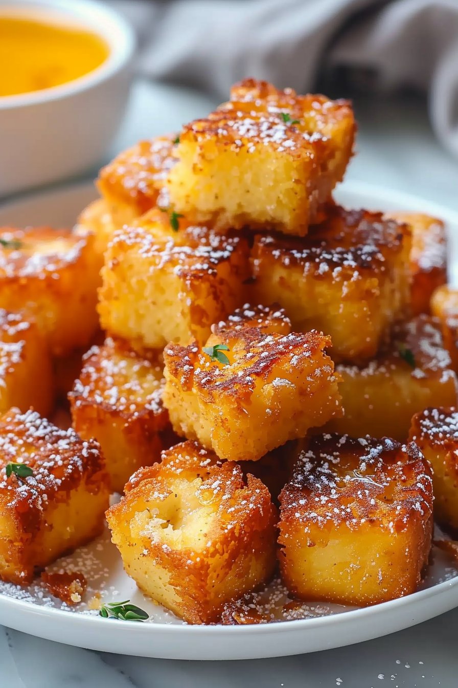 Quick & Easy Air Fryer French Toast Bites serving image