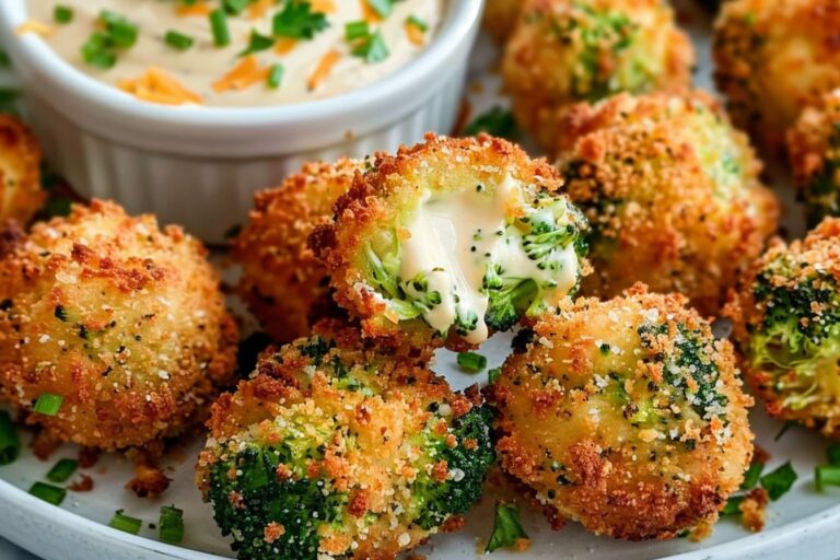 Air Fryer Broccoli Cheddar Poppers featured image