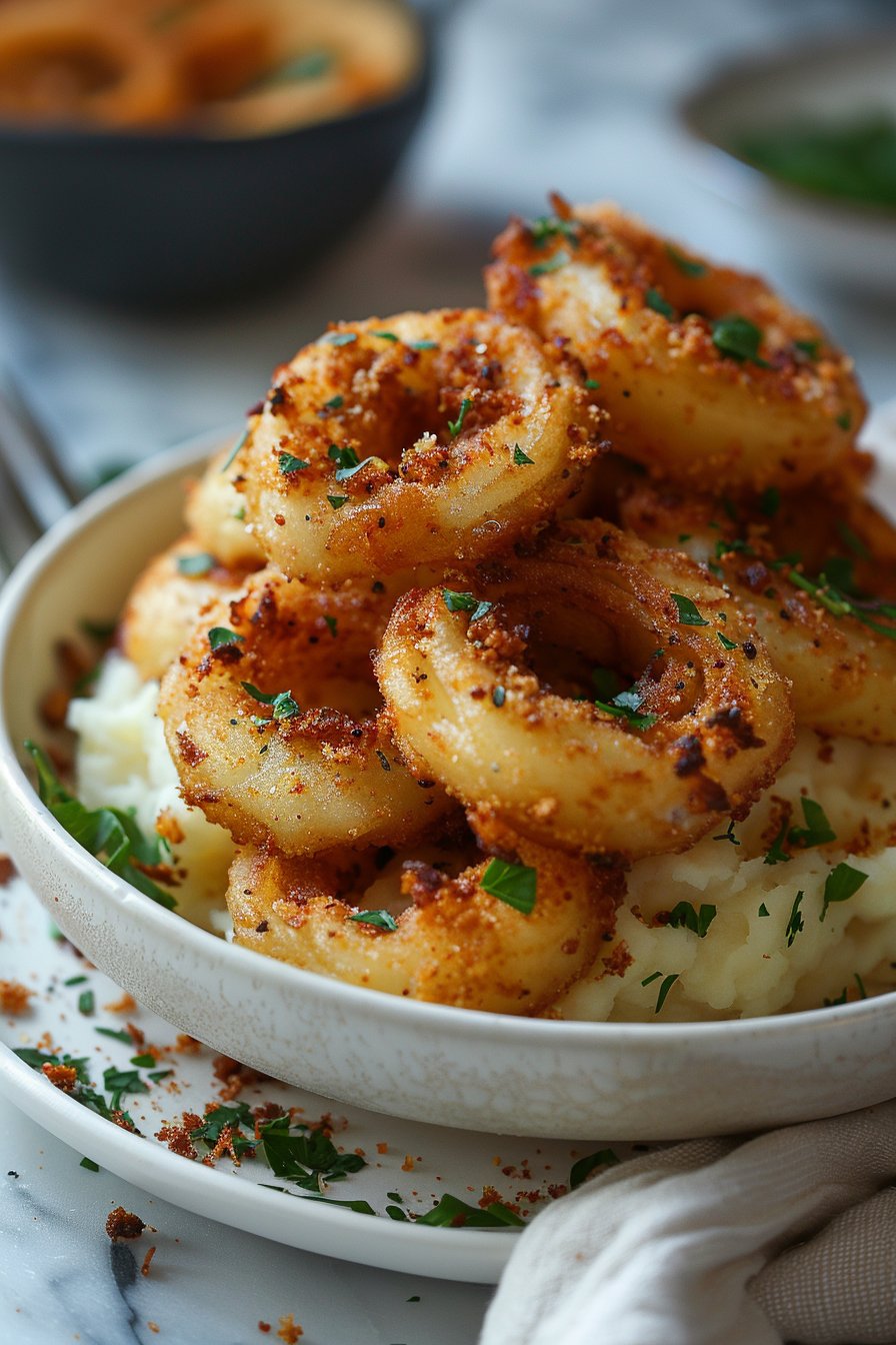 Air Fryer Crispy Onions: The Secret Topping That Transforms Any Dish - Q8Rashaqa serving image