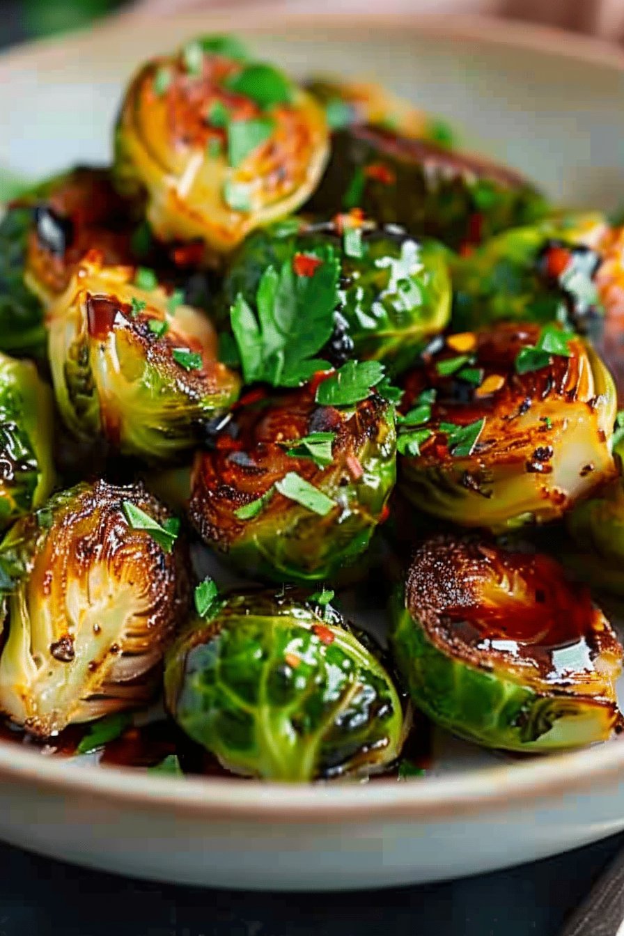 Airfryer Rosenkohl mit Balsamico: Ein Unglaublich Ultimatives Rezept serving image