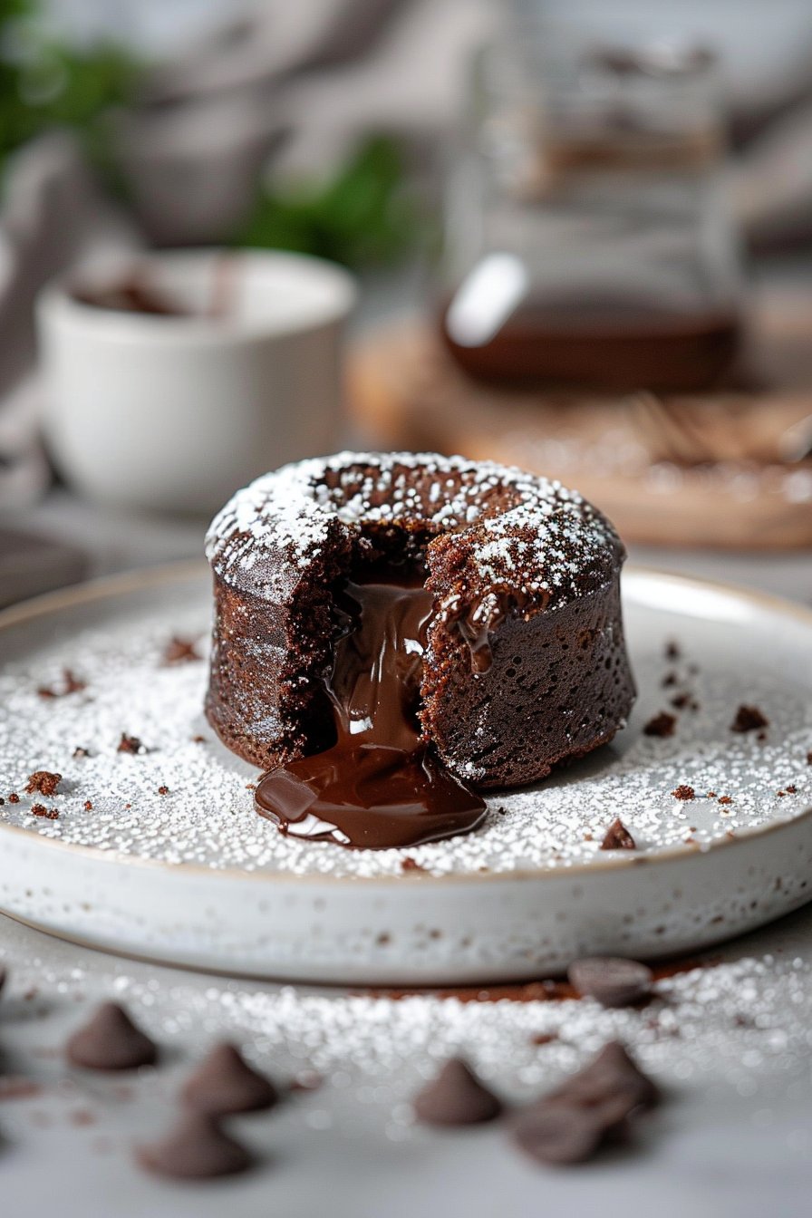 Air Fryer Lava Cake serving image