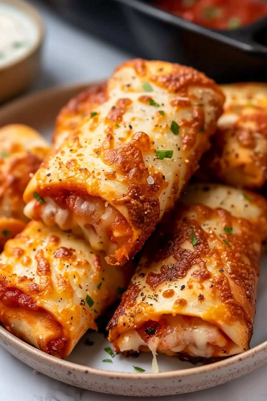 Pizza Rolls in an Air Fryer serving image