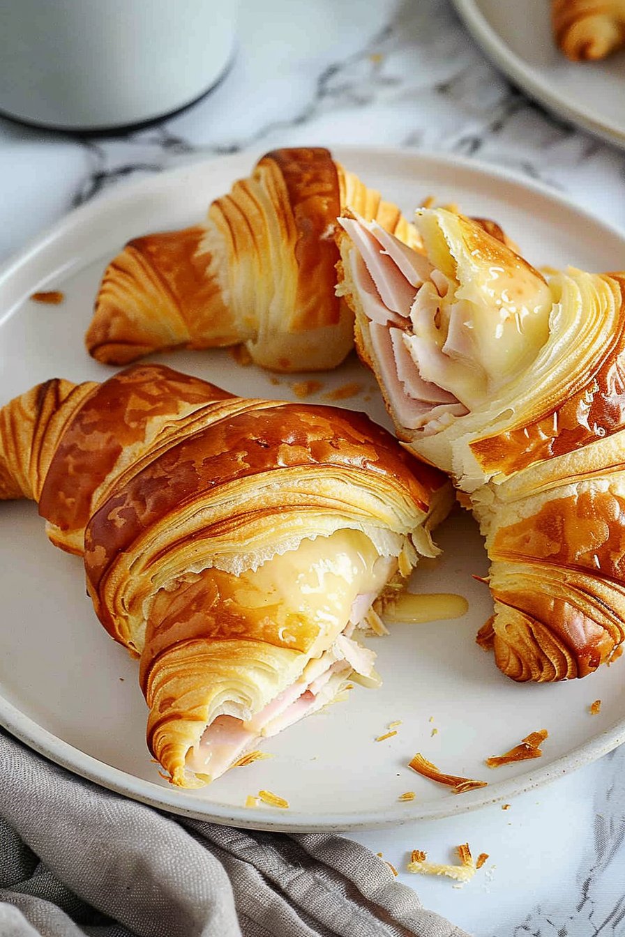 Air Fryer Croissants serving image