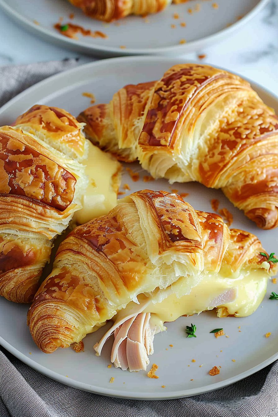 Air Fryer Croissants serving image