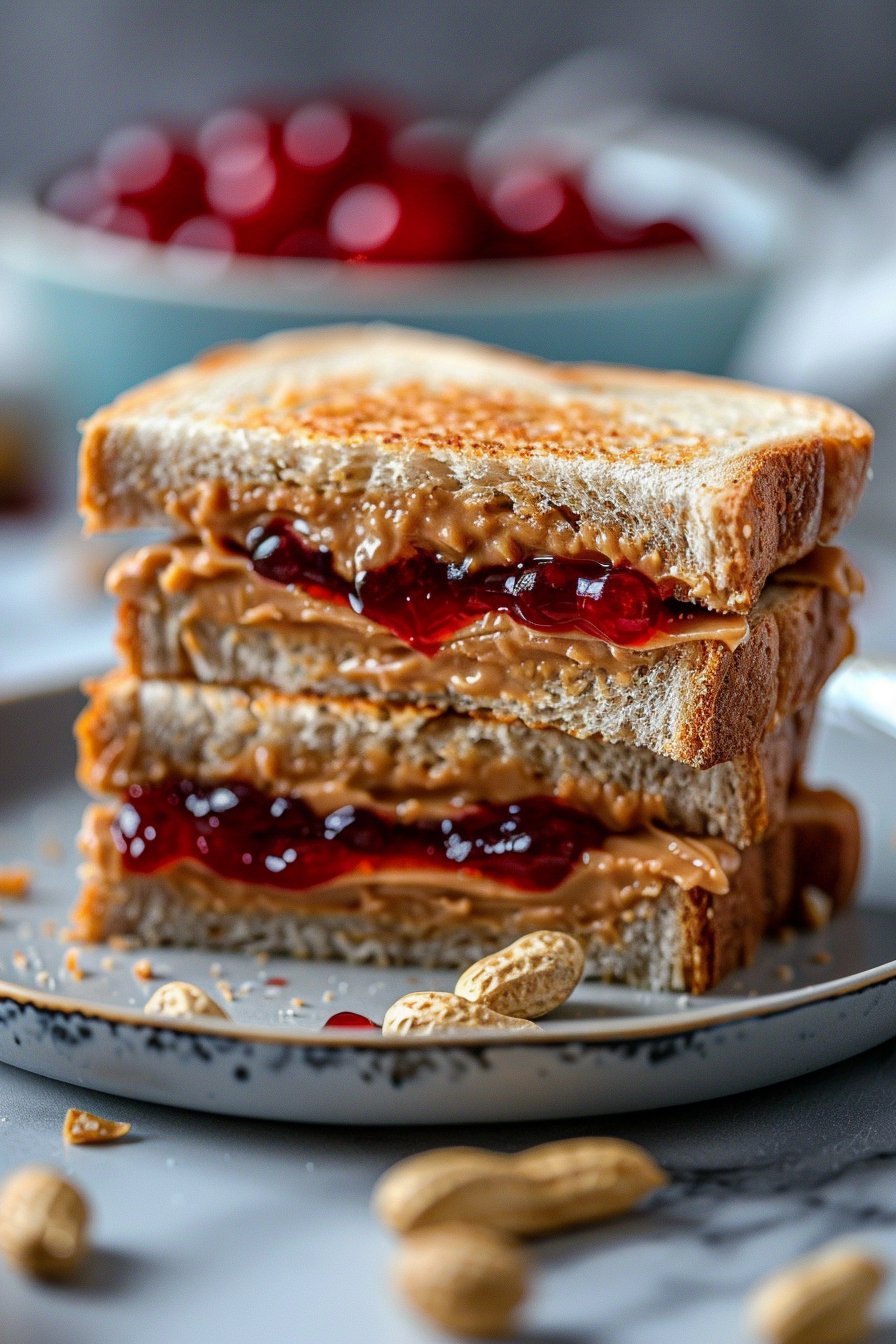 Air Fryer Peanut Butter and Jelly serving image