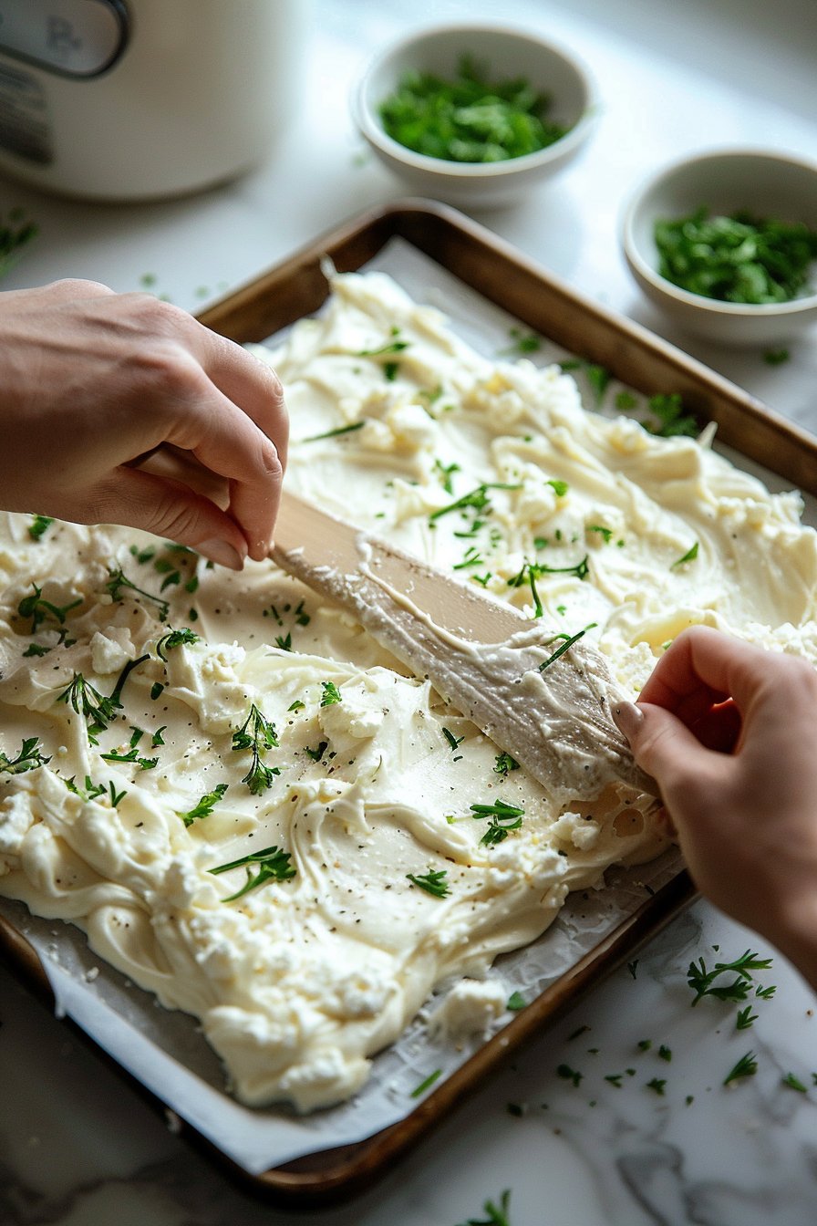 Cottage Cheese Wraps instructions process