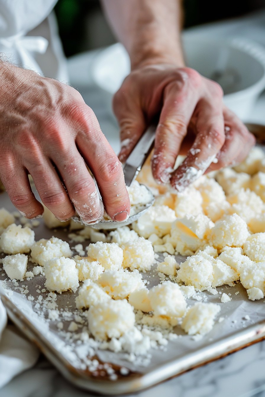 Two Ingredient Cottage Cheese Tots process image