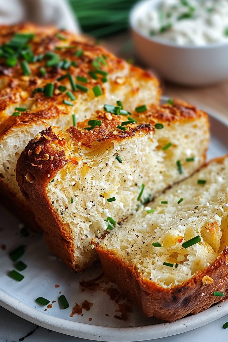 Easy 2-Ingredient Cottage Cheese Bread (High-Protein & Low-Carb) serving