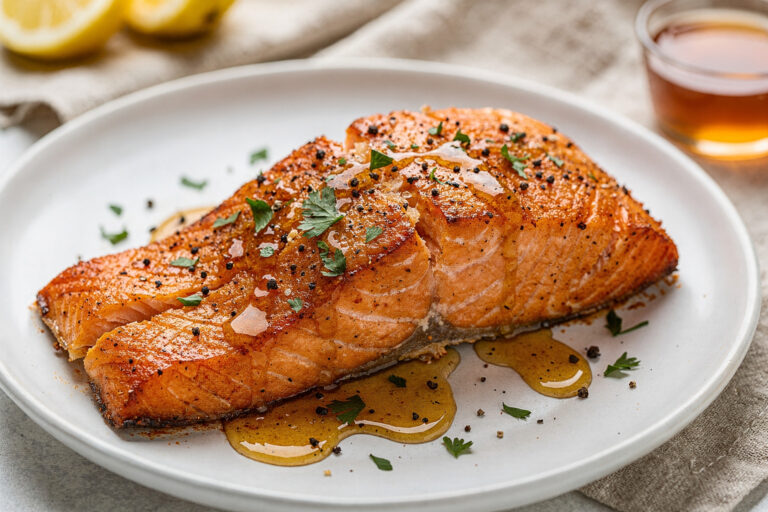 15-Minute Air Fryer Cajun Honey Butter Salmon - Irresistible! featured image