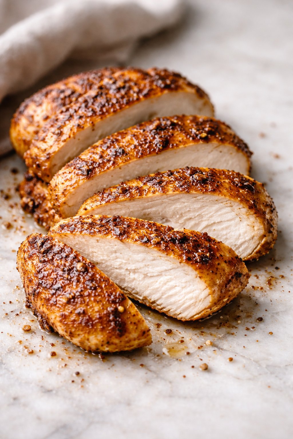 Juicy Air Fryer Chicken Breasts serving image