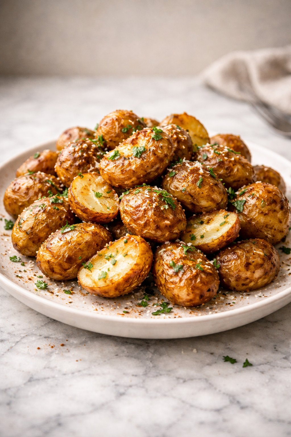 Roasted Potatoes In Air Fryer That Turn Out Perfect Every Time process image