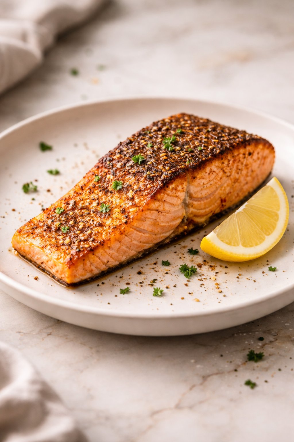 Easy Crispy Air Fryer Salmon Recipe for Perfect Healthy Dinners serving image