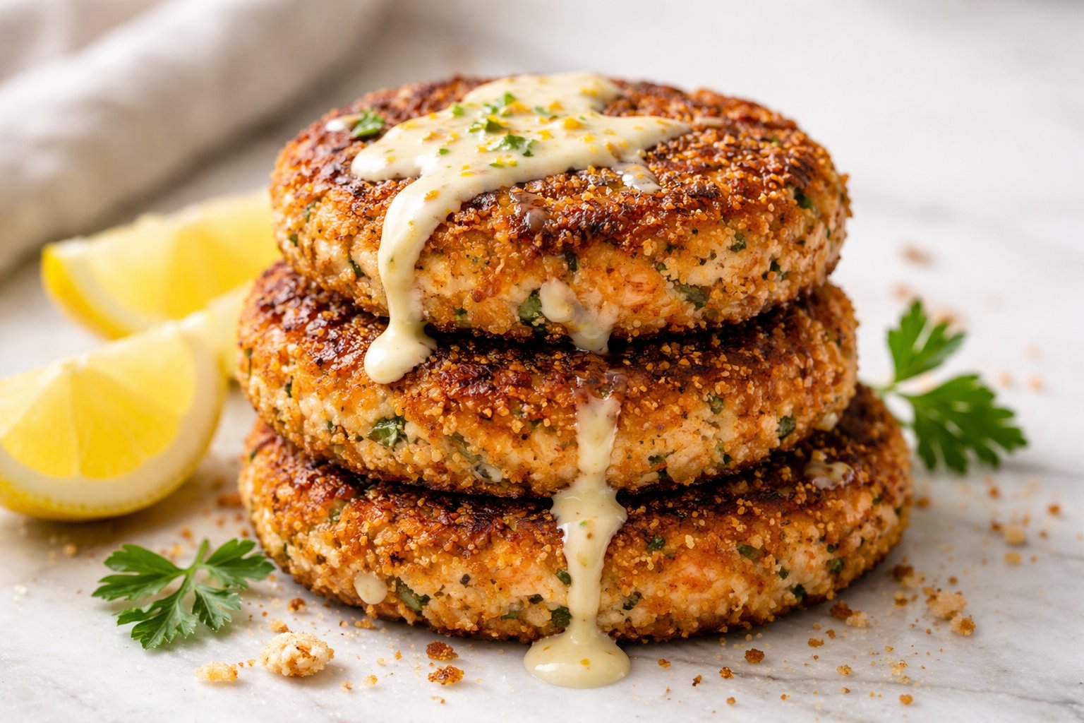 Air Fryer Salmon Patties Recipe - Prepare N Serve recipe card image