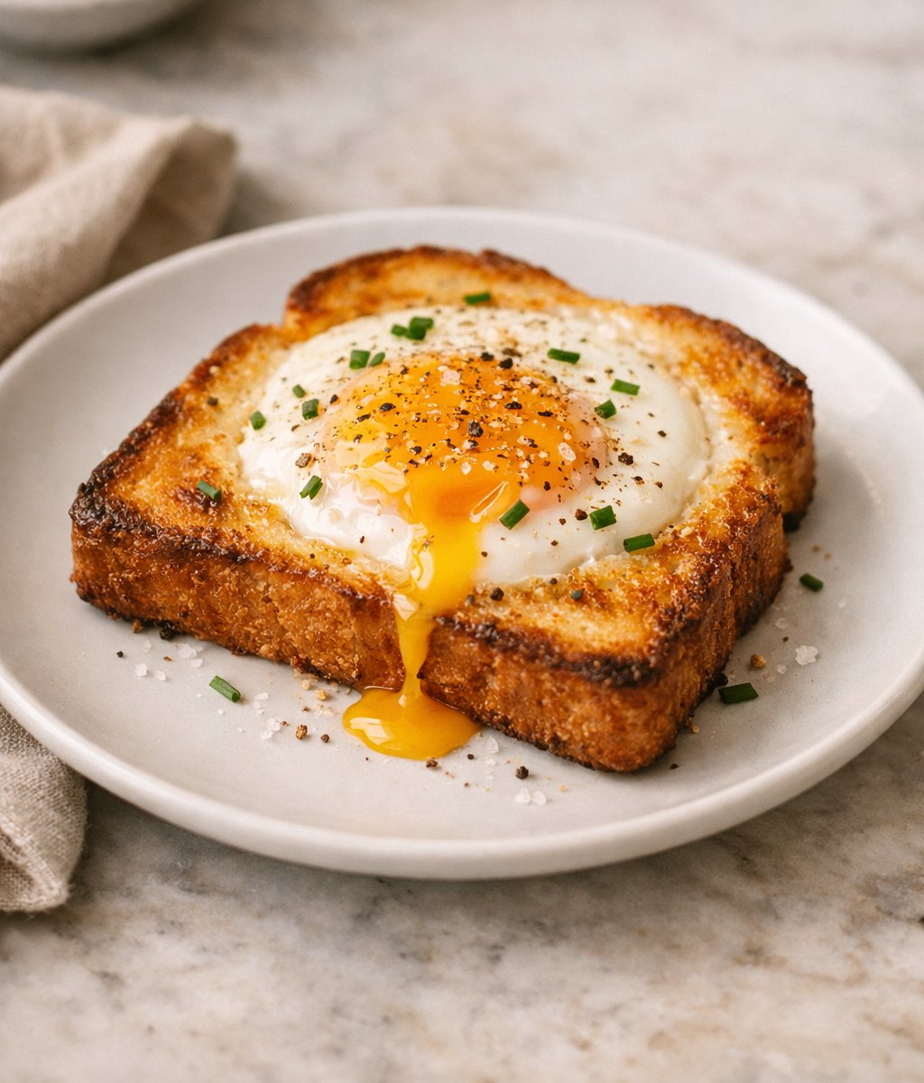 Air Fryer Egg Toast serving image