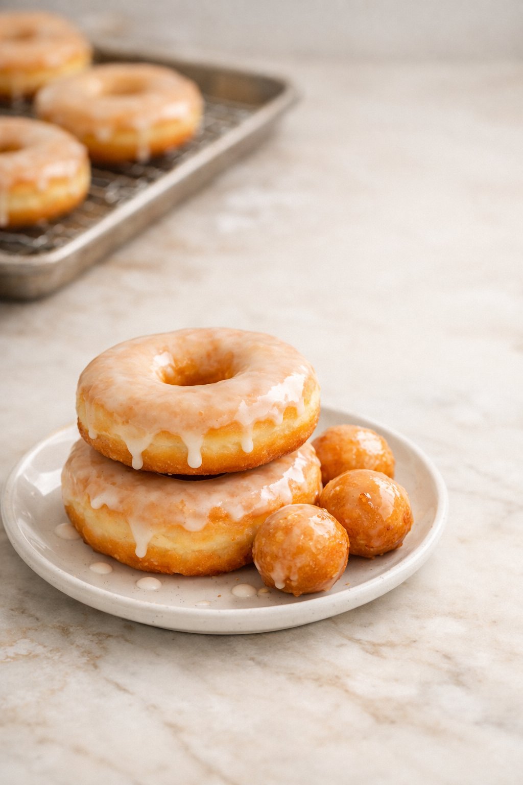 Air Fryer Donuts serving image