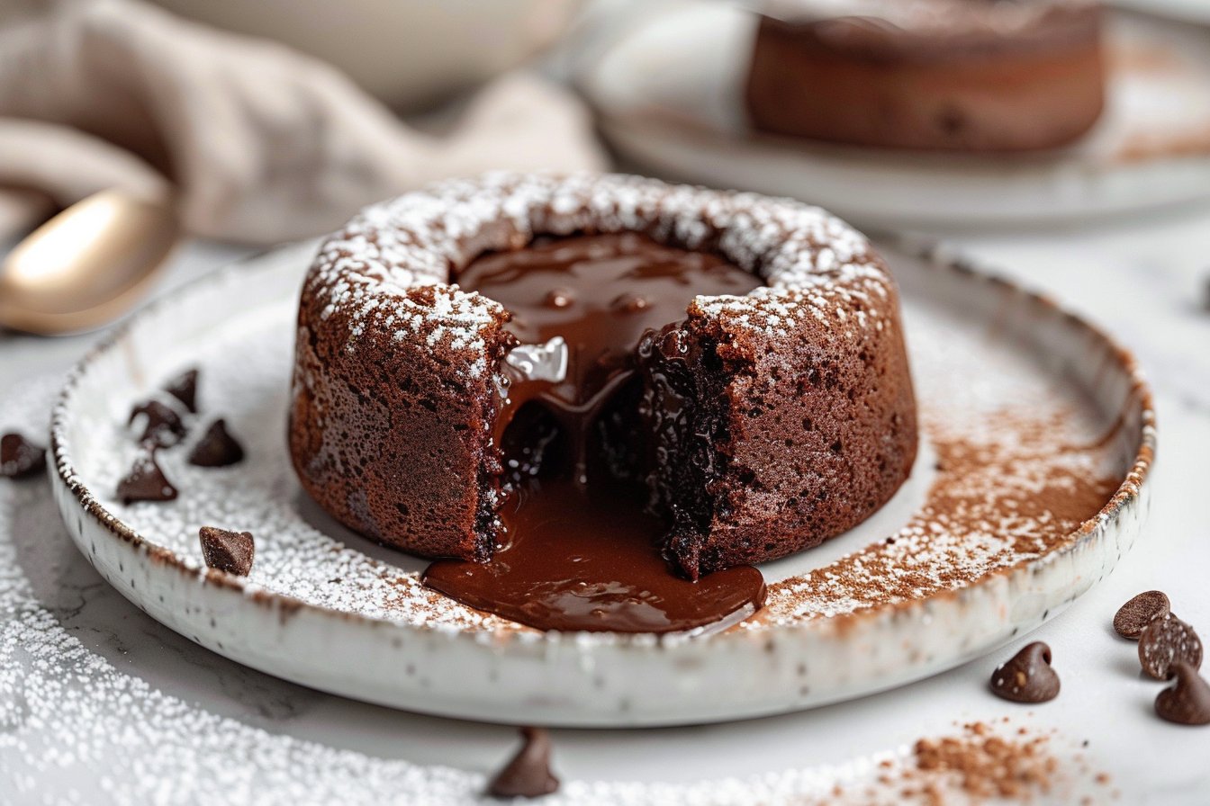 Air Fryer Lava Cake recipe card