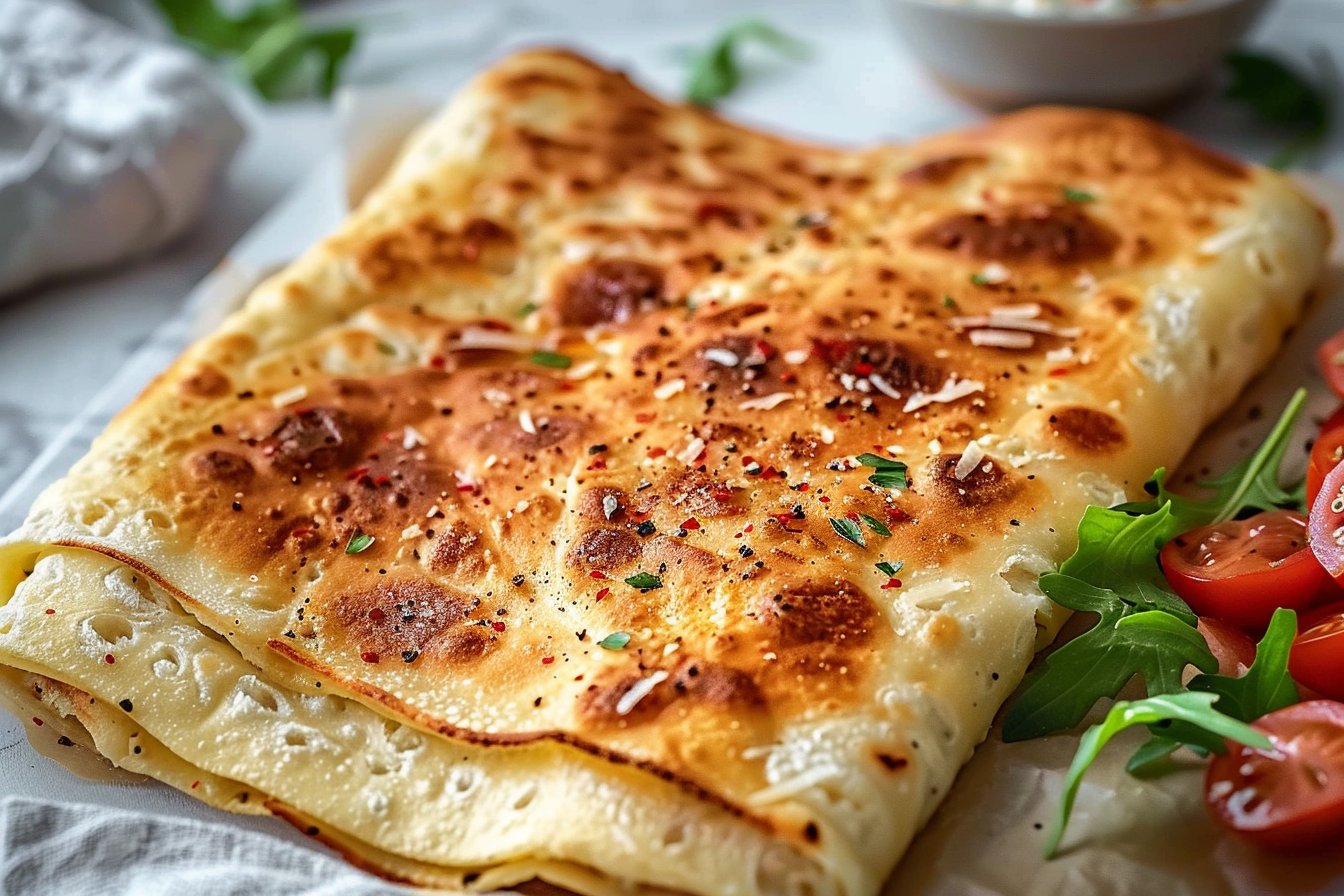 Cottage Cheese Wraps recipe card