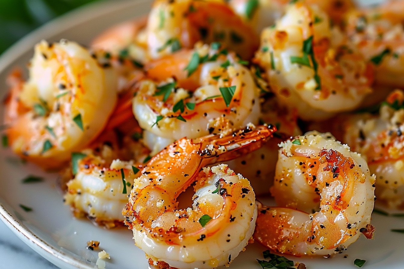 Air Fryer Garlic Parmesan Shrimp for Effortless Gourmet Flavor recipe card