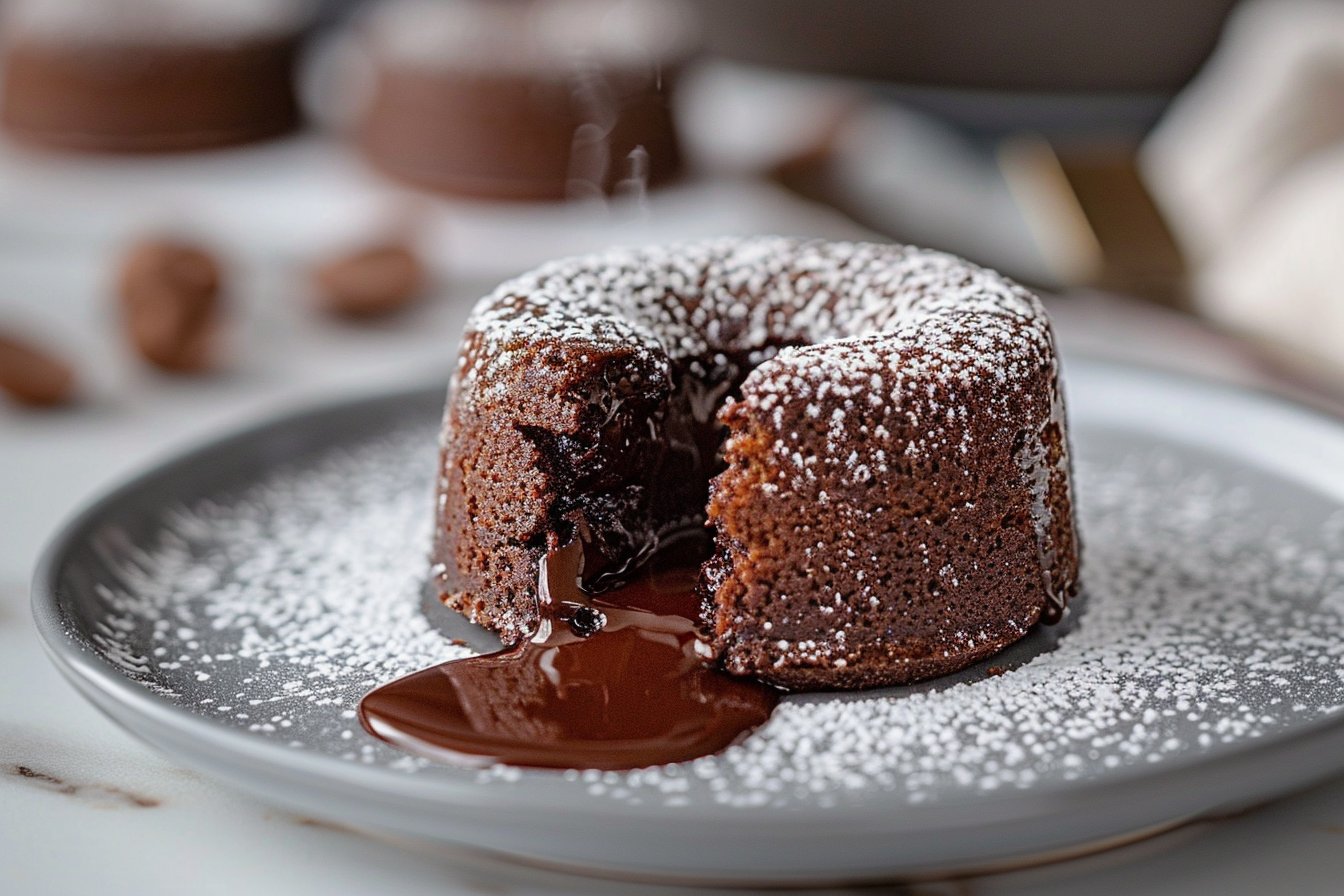 Air Fryer Lava Cake recipe card