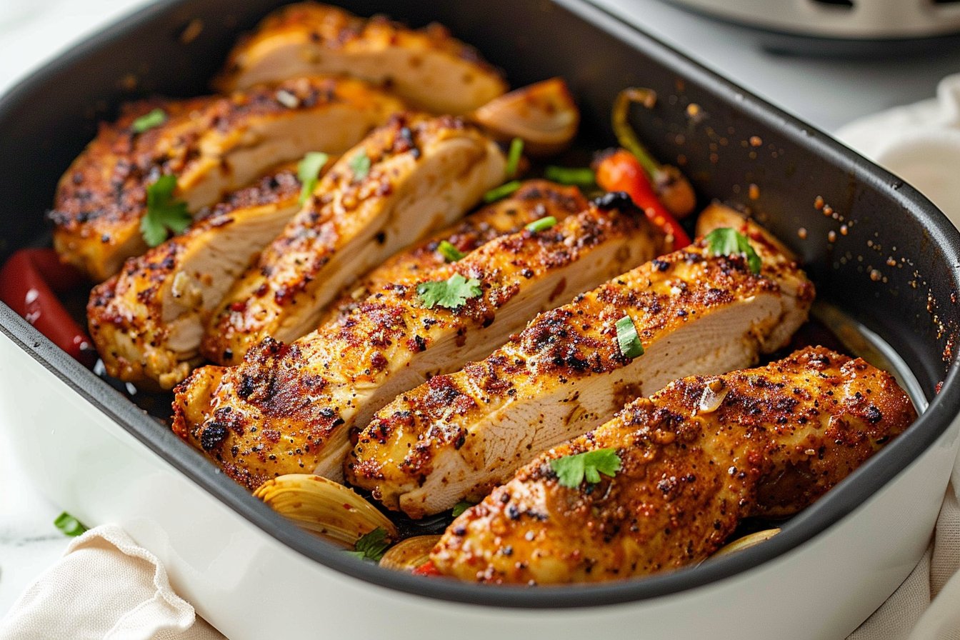 18+ Air Fryer Chicken Recipes for Effortless Dinners! recipe card