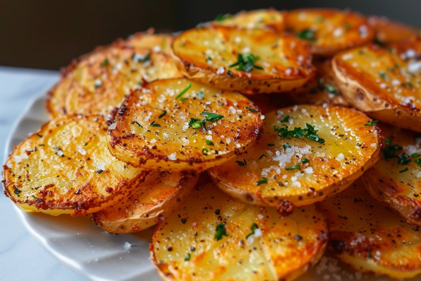 15-Minute Air Fryer Sliced Potatoes: Crispy Perfection Every Time recipe card