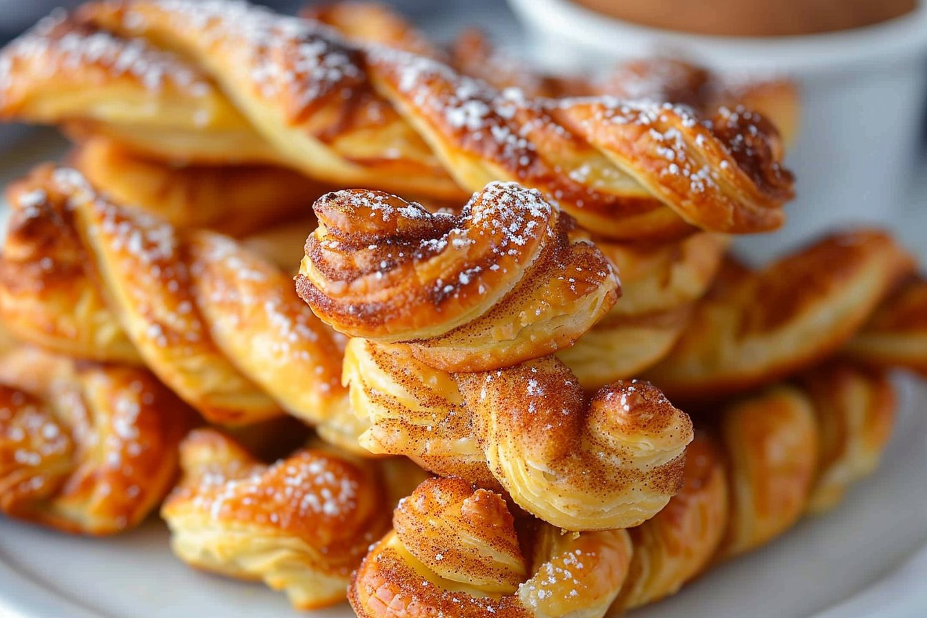 Air Fryer Cinnamon Twists recipe card