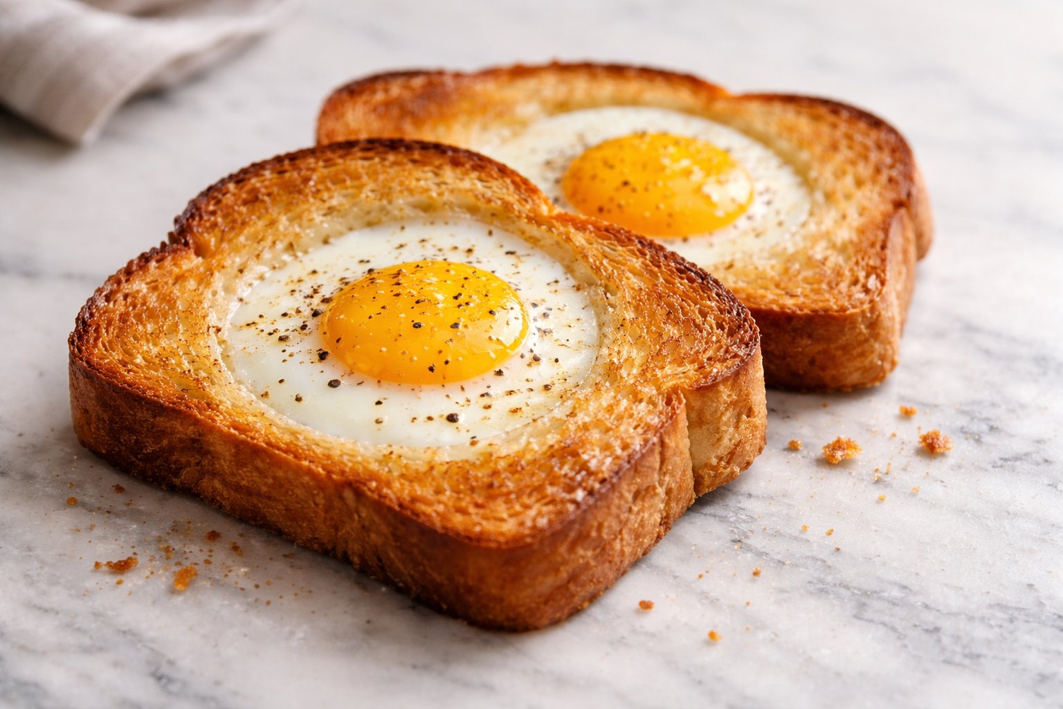 Air Fryer Egg Toast recipe card
