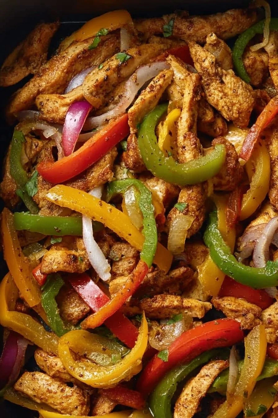 Air Fryer Chicken Fajitas