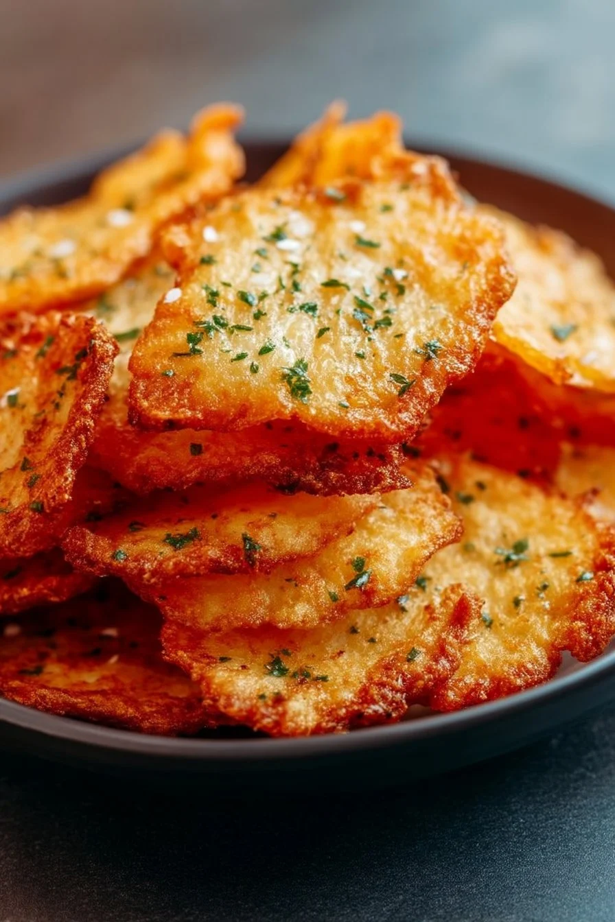 Air Fryer Cottage Cheese Chips