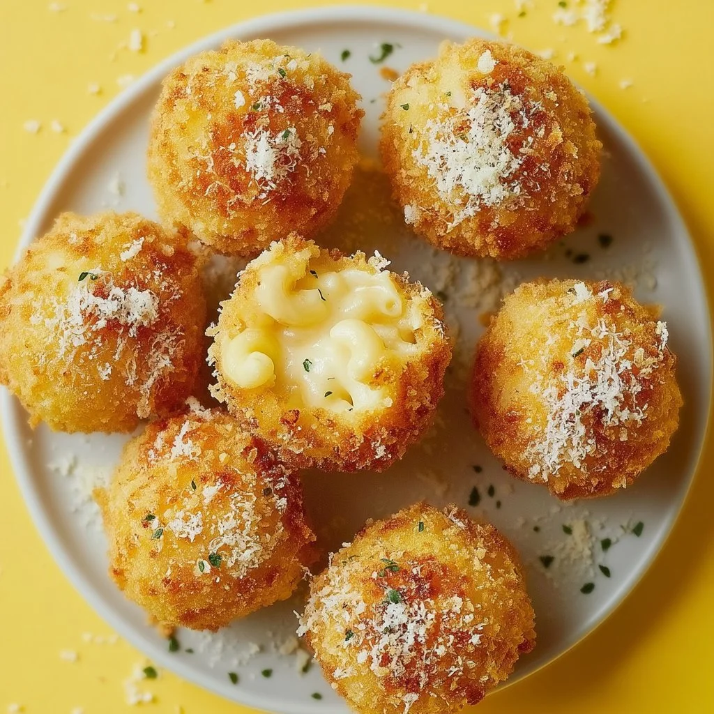 Air Fryer Fried Macaroni and Cheese Balls