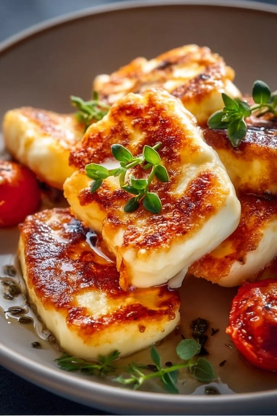 Air Fryer Halloumi